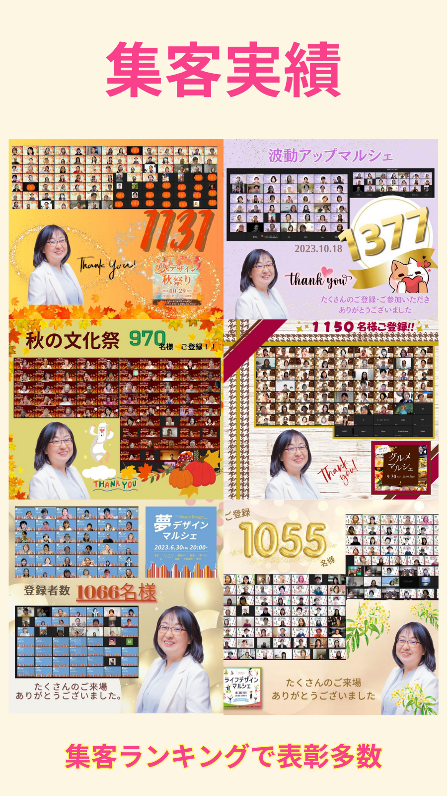 集客実績