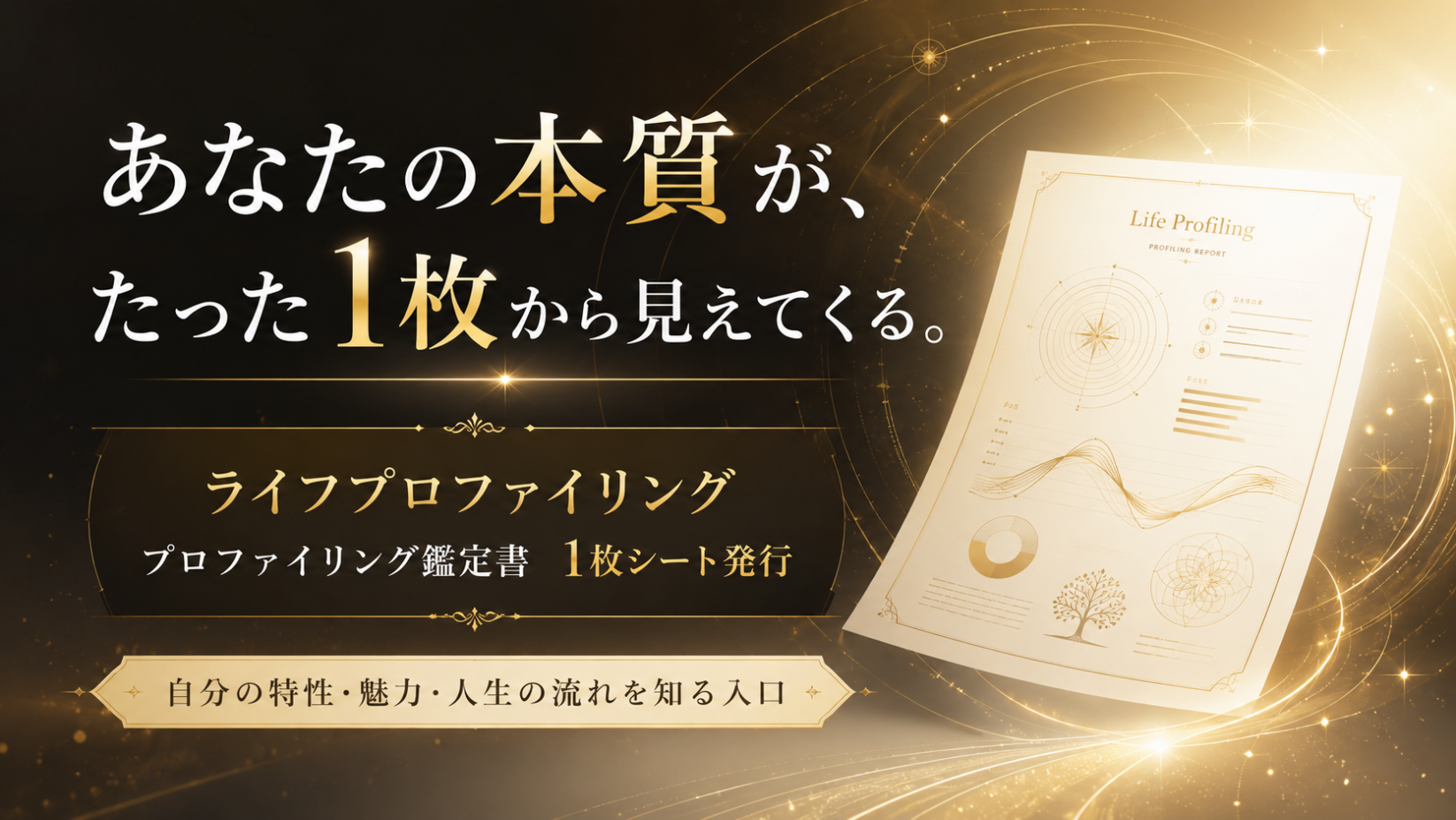ライフプロファイリング鑑定書シート発行申し込み