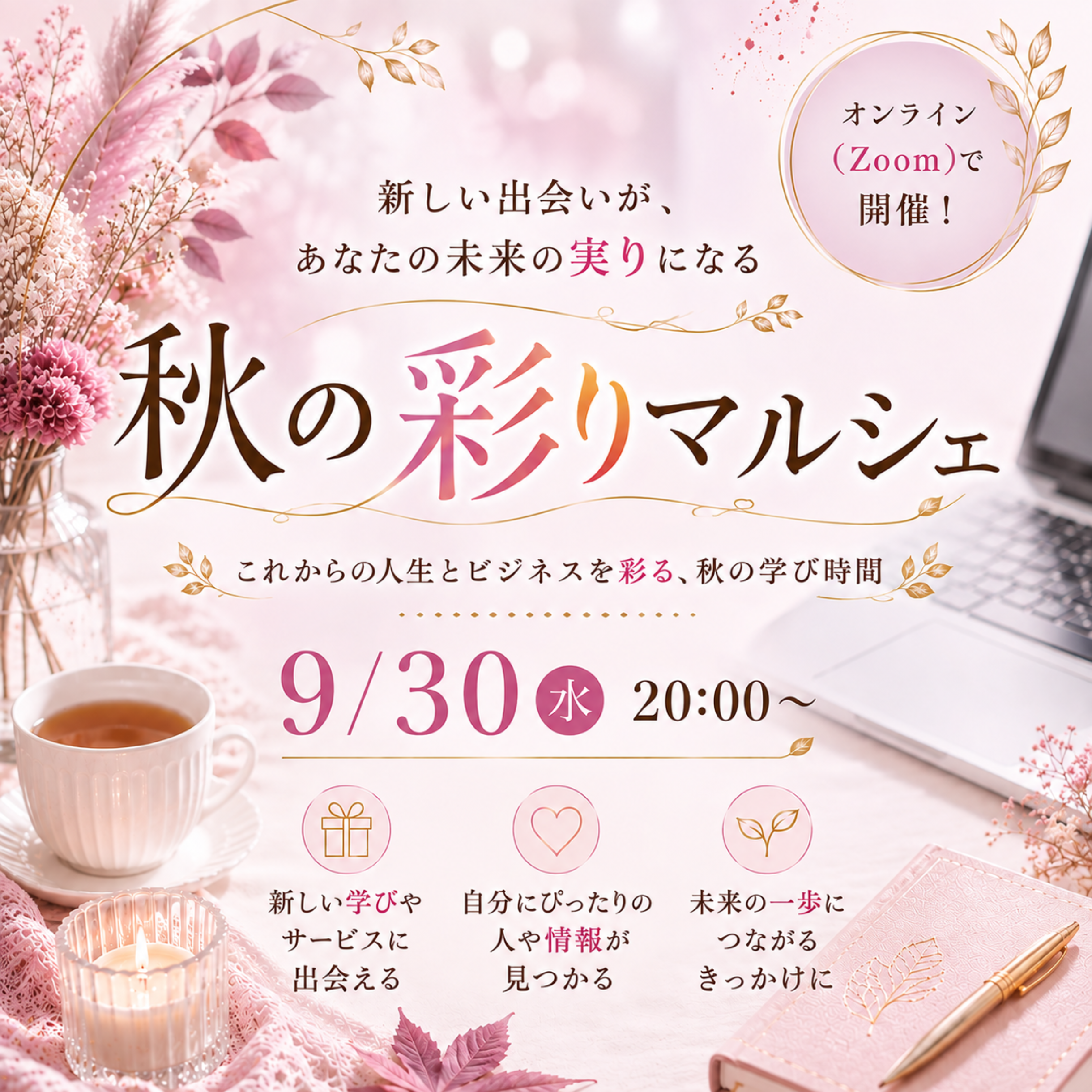 秋の彩りマルシェ2026